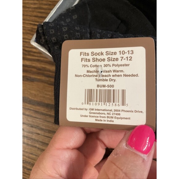 BUM Equipment Men's Gift Set Dress Socks 3 Pair Black Patterns 7-12 - Picture 5 of 6